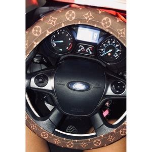 louis vuitton car seats|lv steering wheel cover.